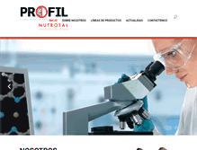 Tablet Screenshot of grupoprofil.com